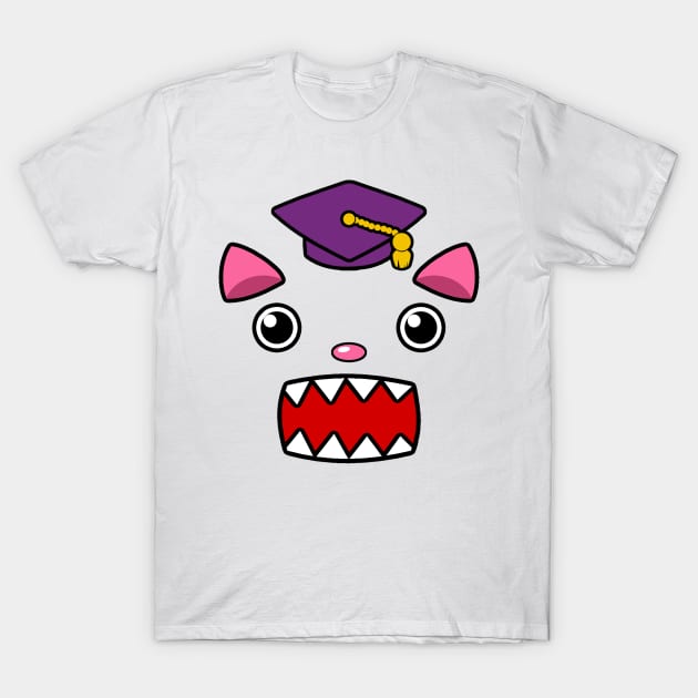 Grad Cat T-Shirt by Thedustyphoenix